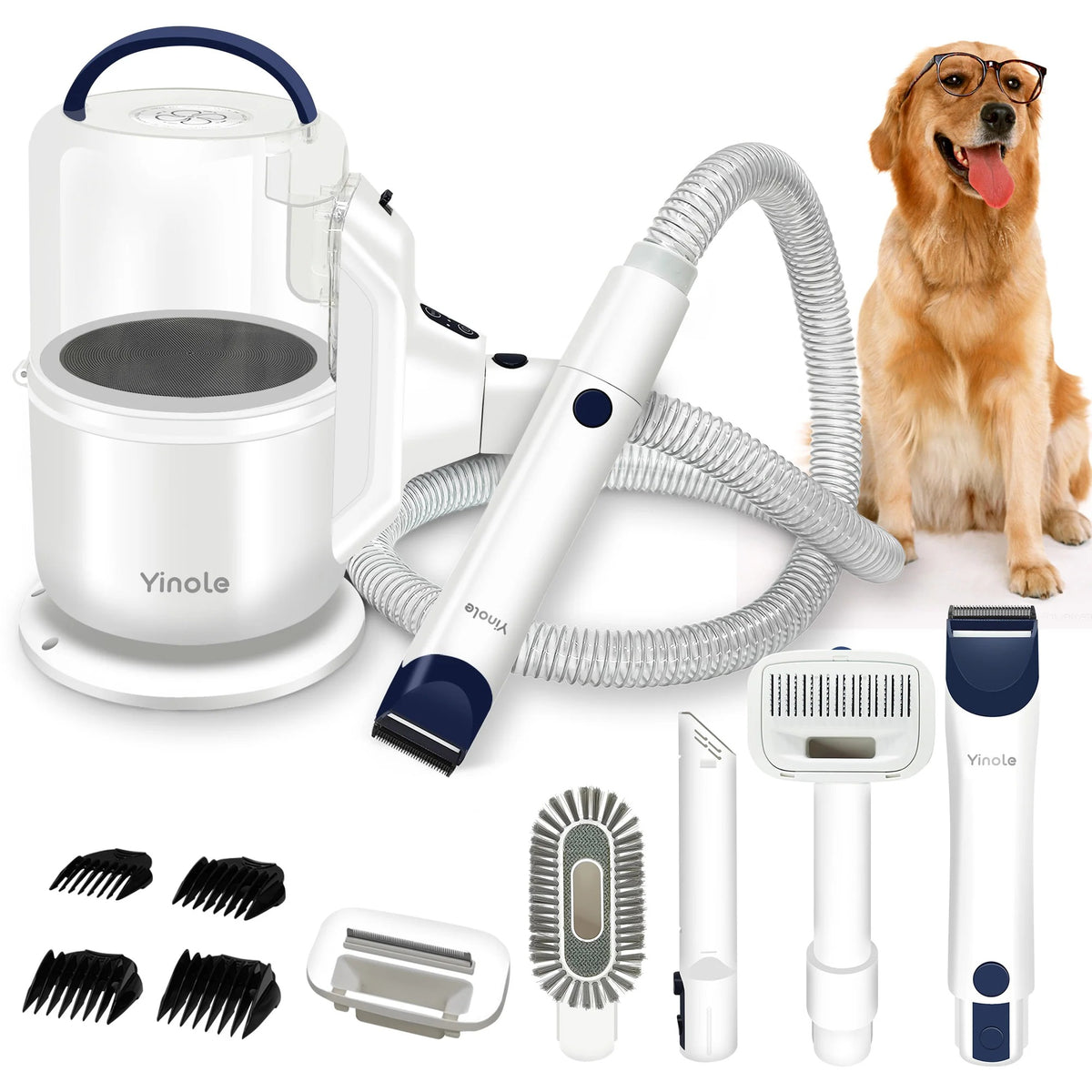 Pet Grooming Vacuum Brush