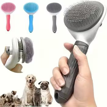 Self-Cleaning Slicker Pet Brush