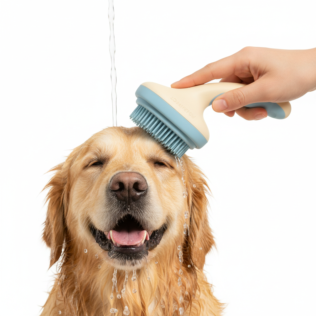 Pet Bath Massage Brush